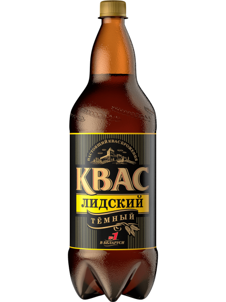 Квас Лидский темный пастеризованный 1л*12 Квас Лидский темный пастеризованный 1л*12